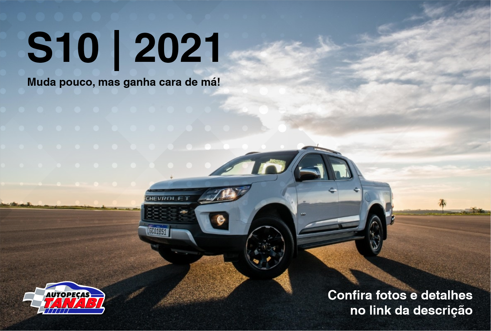 Chevrolet S10 2021 muda pouco, mas ganha 'cara de má', segurança e internet.